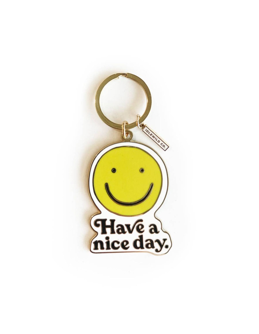 Accessories Idlewild Co. | Smiley Keychain