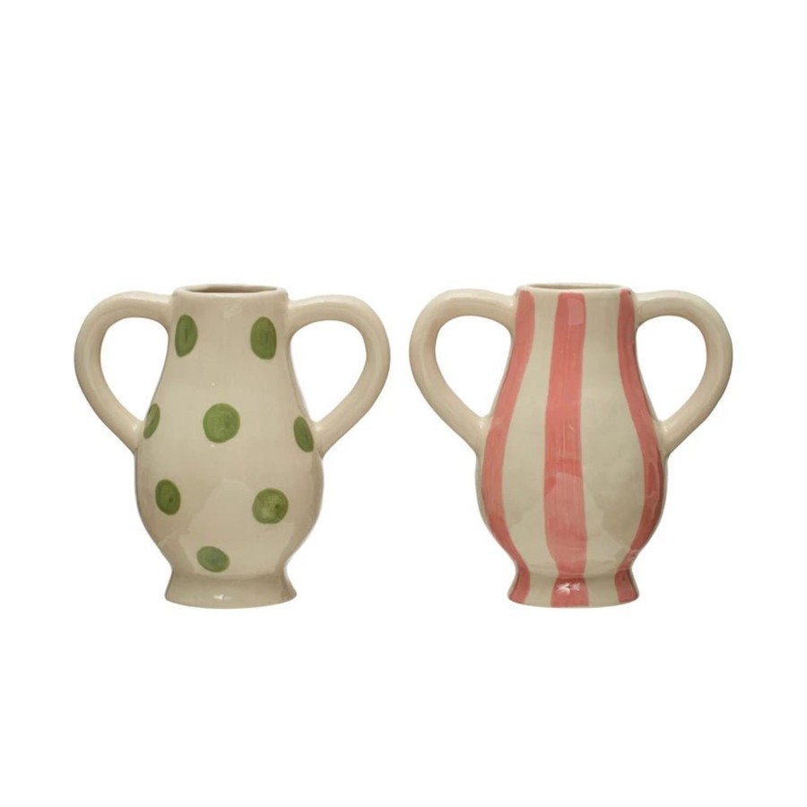 Home & Lifestyle Pinecone Trading Co. Home Accents | Coquette Painted Mini Vase