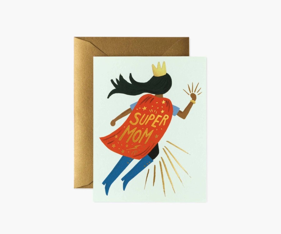 Stationery & Gifts Rifle Paper Co. Mother'S Day | Soaring Super Mom Card