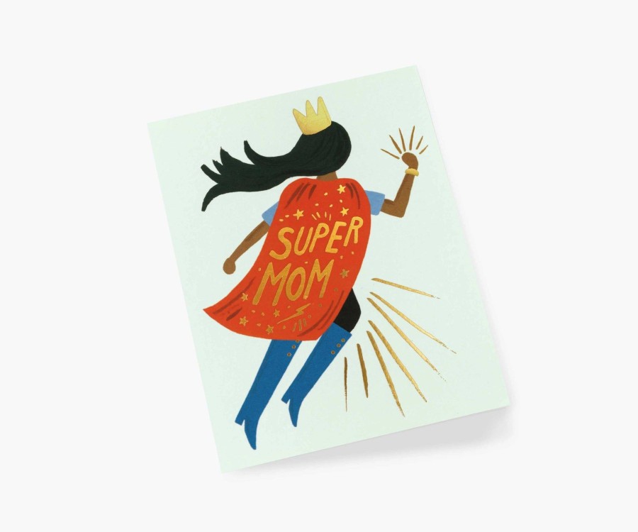 Stationery & Gifts Rifle Paper Co. Mother'S Day | Soaring Super Mom Card