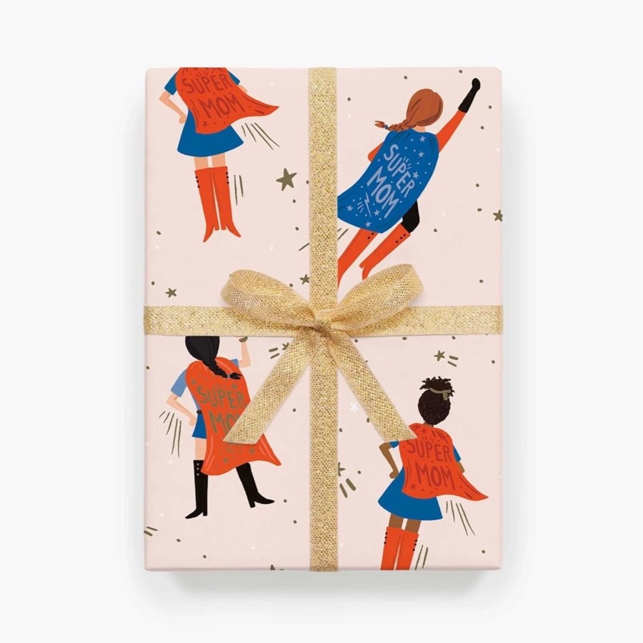 Stationery & Gifts Rifle Paper Co. Wrapping Paper | Super Mom Wrapping Sheets