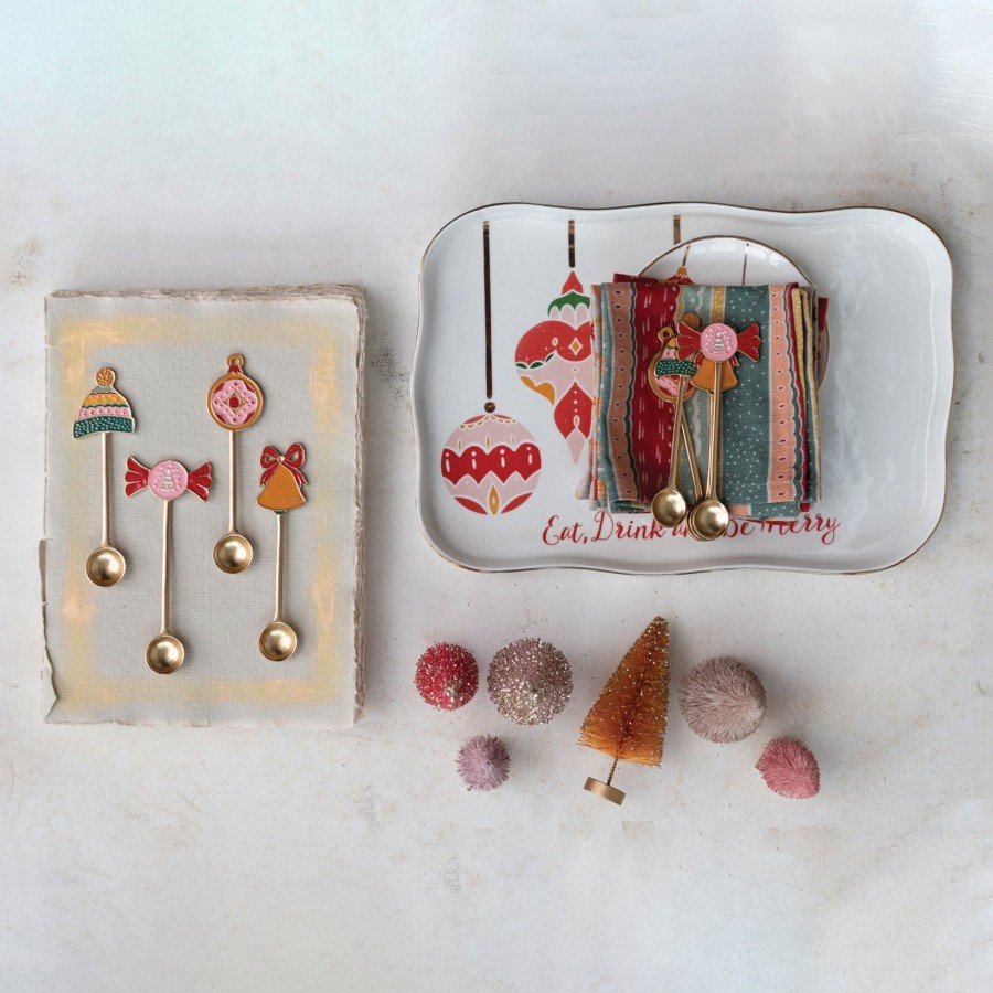 Home & Lifestyle Pinecone Trading Co. Tabletop | Holiday Spoons