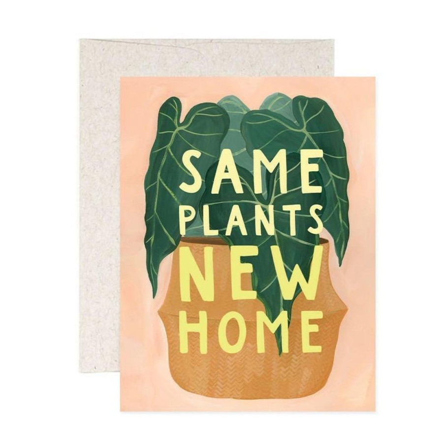 Stationery & Gifts 1canoe2 | One Canoe Two Paper Co. Housewarming | Same Plants New Home Card