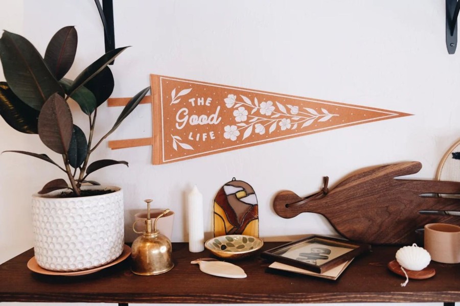 Home & Lifestyle Laura Makes Home Accents | Good Life' Pennant Flag