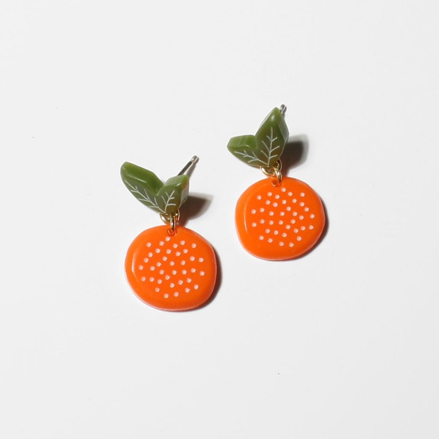 Accessories WOLL | Woll Orange Post Earrings