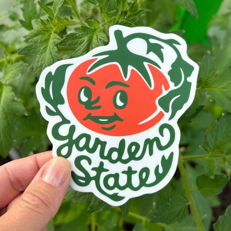 Accessories Fresh Fish | Nj Garden State Tomato Vinyl Decal