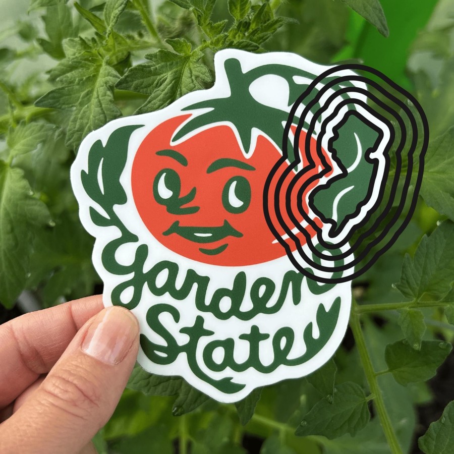 Accessories Fresh Fish | Nj Garden State Tomato Vinyl Decal