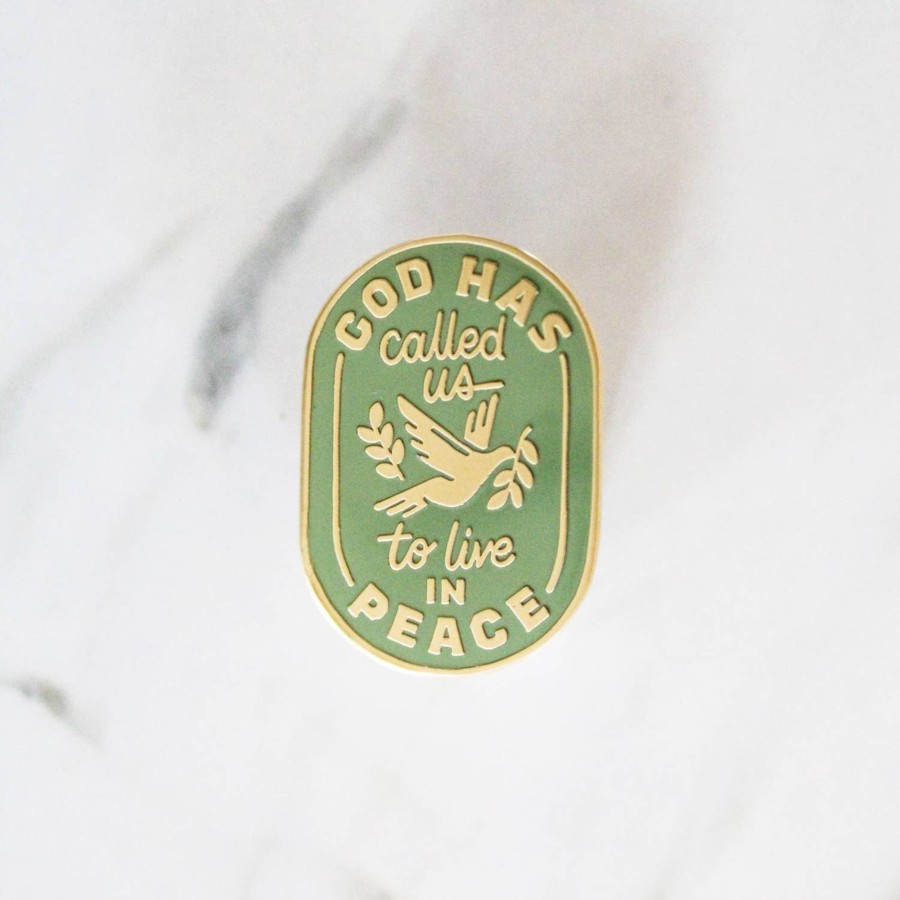 Accessories Naomi Paper Co. | Live In Peace Enamel Pin