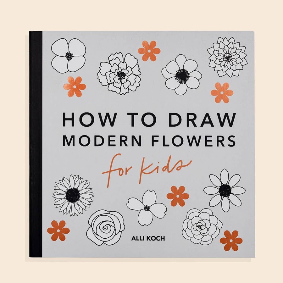 Home & Lifestyle Paige Tate & Co. Books | Modern Flowers: A How To Draw Book For Kids