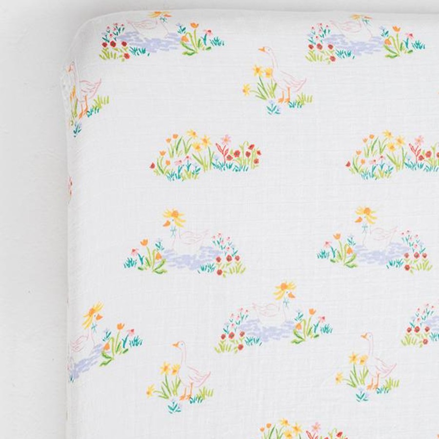 Kids Clementine Kids | Garden Goose Crib Sheet