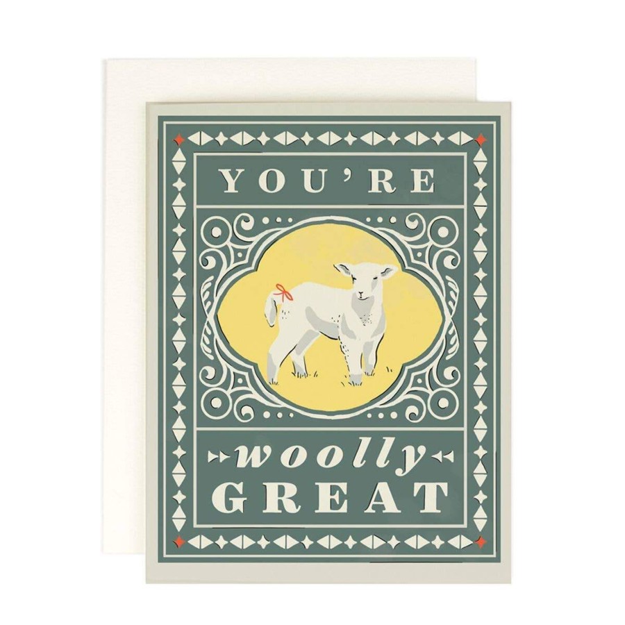 Stationery & Gifts Amy Heitman Friendship | You'Re Woolly Great Card