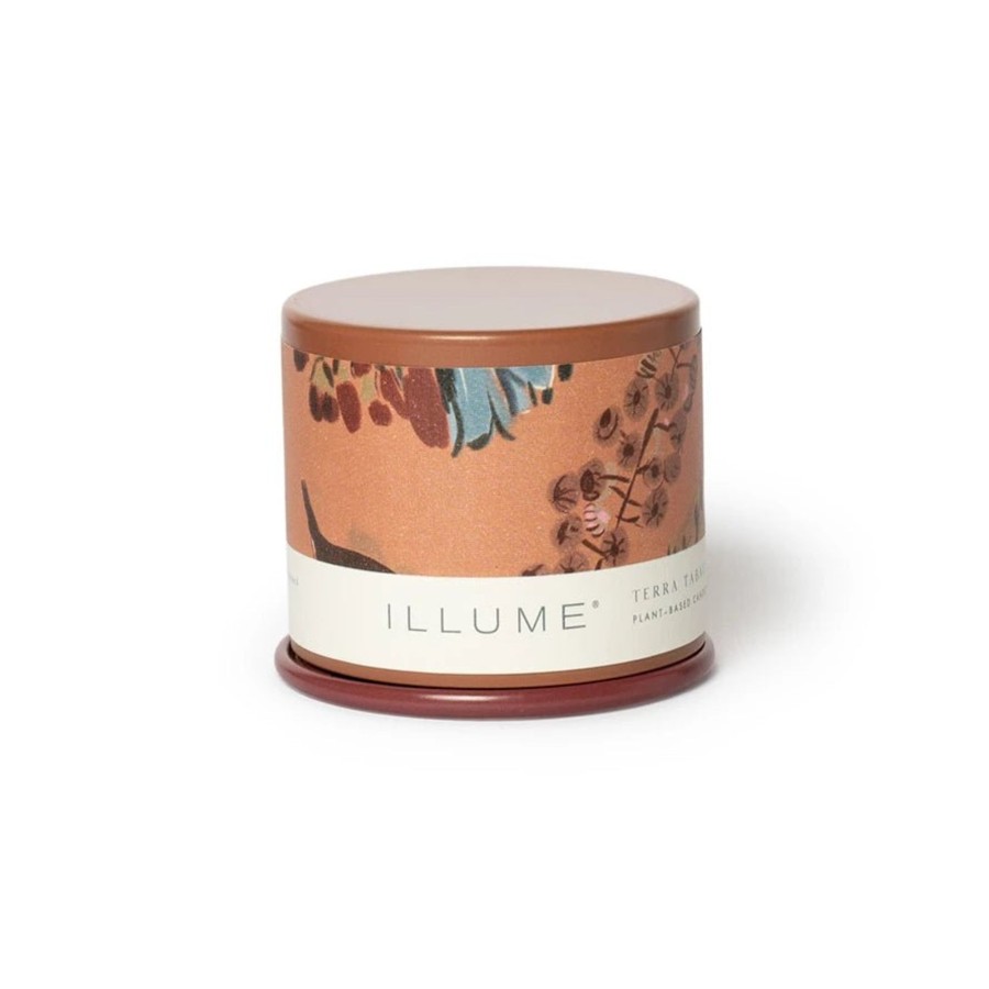 Home & Lifestyle Illume Candles | Terra Tabac Demi Vanity Tin Candle