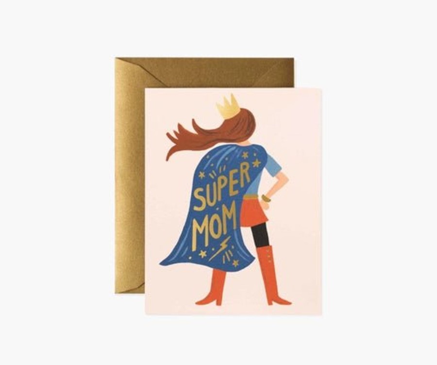 Stationery & Gifts Rifle Paper Co. Mother'S Day | Super Mom Card