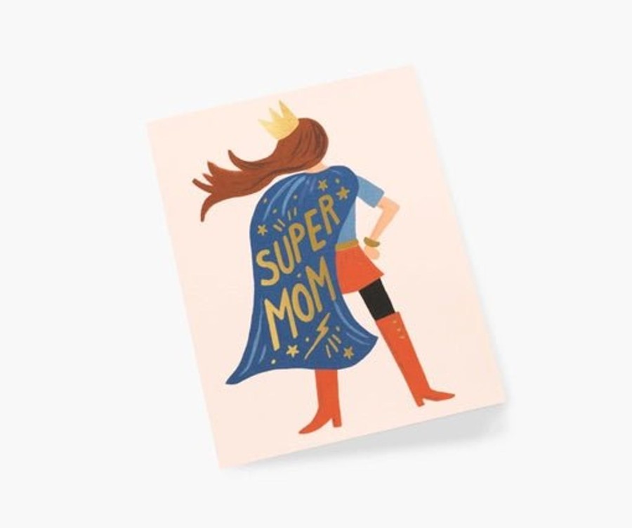 Stationery & Gifts Rifle Paper Co. Mother'S Day | Super Mom Card