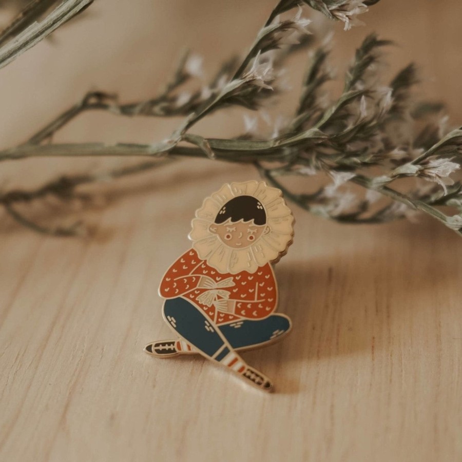 Accessories Justine Gilbuena | Petal Picking Enamel Pin