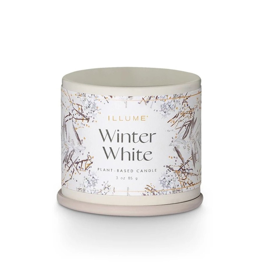 Home & Lifestyle Illume Candles | Winter White Demi Vanity Tin Candle