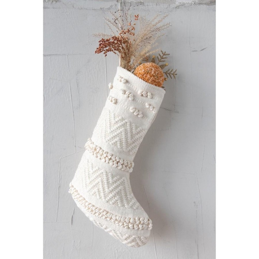 Home & Lifestyle Pinecone Trading Co. Home Accents | Snowy Christmas Morning Stocking