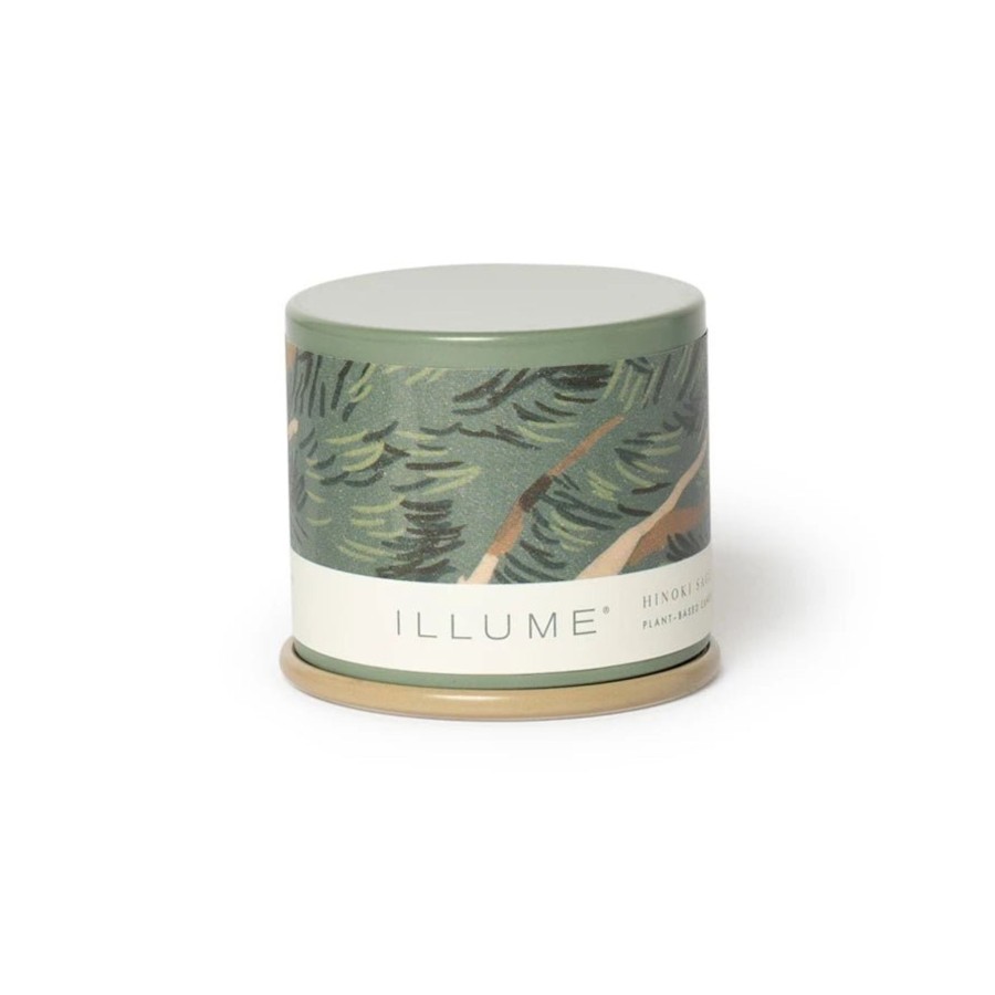 Home & Lifestyle Illume Candles | Hinoki Sage Demi Vanity Tin Candle