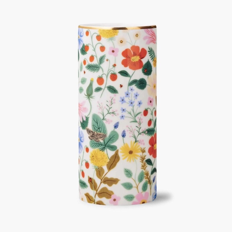 Home & Lifestyle Rifle Paper Co. Home Accents | Strawberry Fields Porcelain Vase