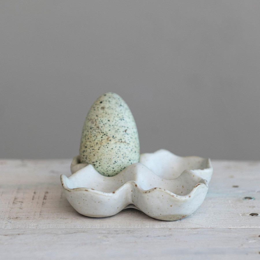 Home & Lifestyle Pinecone Trading Co. Kitchen | Stoneware Egg Holder