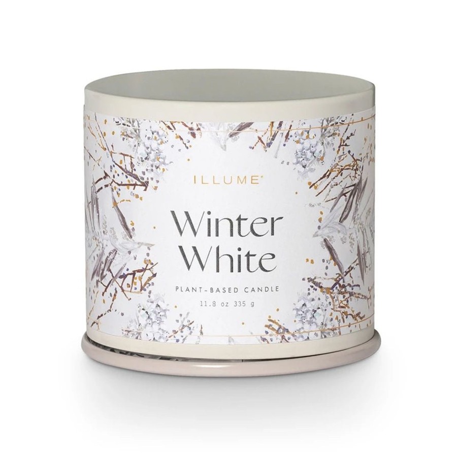 Home & Lifestyle Illume Candles | Winter White Vanity Tin Candle