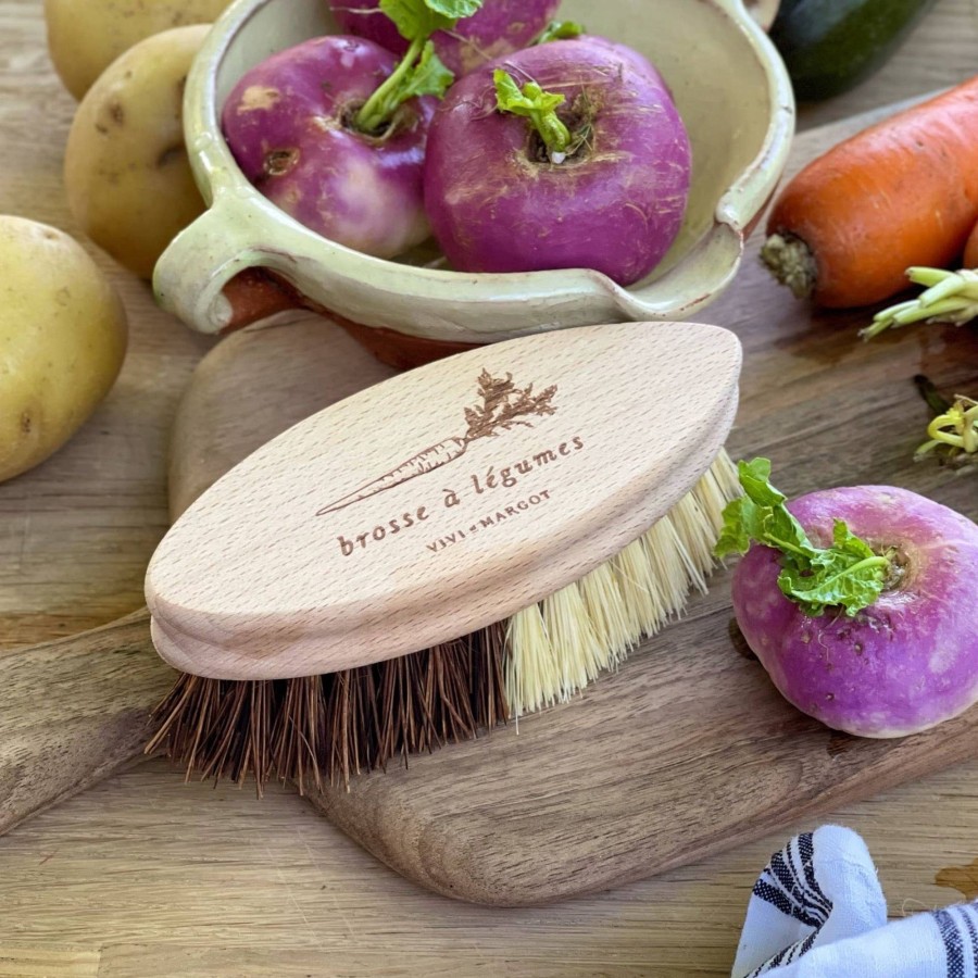 Home & Lifestyle Vivi et Margot Kitchen | Brosse A Legumes French Vegetable Brush