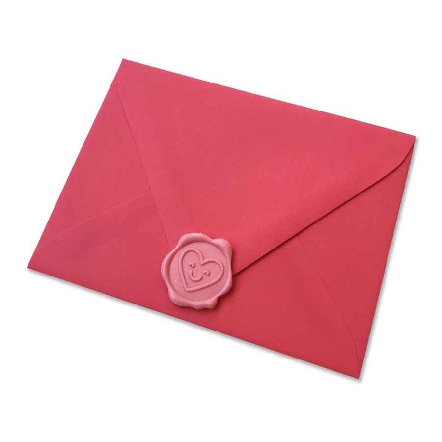 Stationery & Gifts The Social Type Correspondence | Smiley Heart Wax Seals