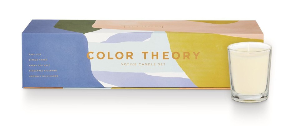 Home & Lifestyle Illume Candles | Color Theory Brights Votive Gift Set