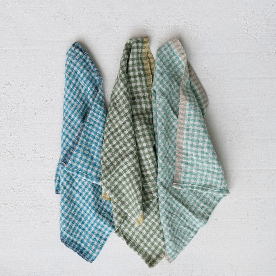 Home & Lifestyle Pinecone Trading Co. Kitchen | Urban Homestead Woven Linen Tea Towel