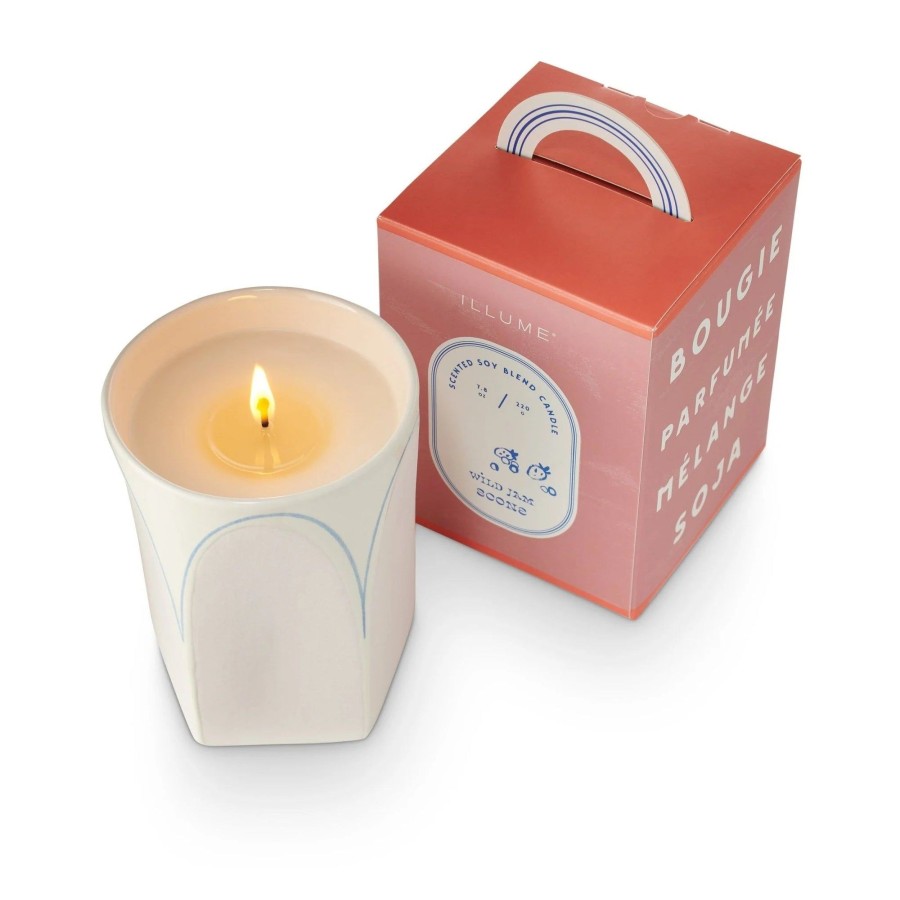 Home & Lifestyle Illume Candles | Wild Jam Scone Petite Boxed Ceramic Candle