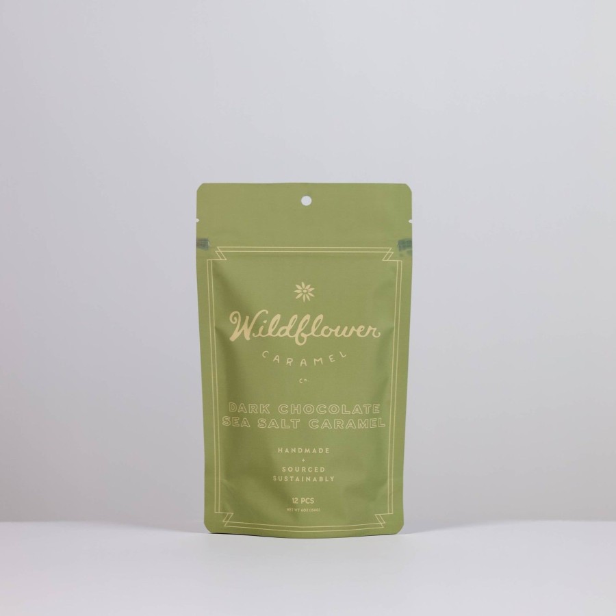 Home & Lifestyle Wildflower Caramel Co Gourmet | Dark Chocolate Sea Salt Caramel