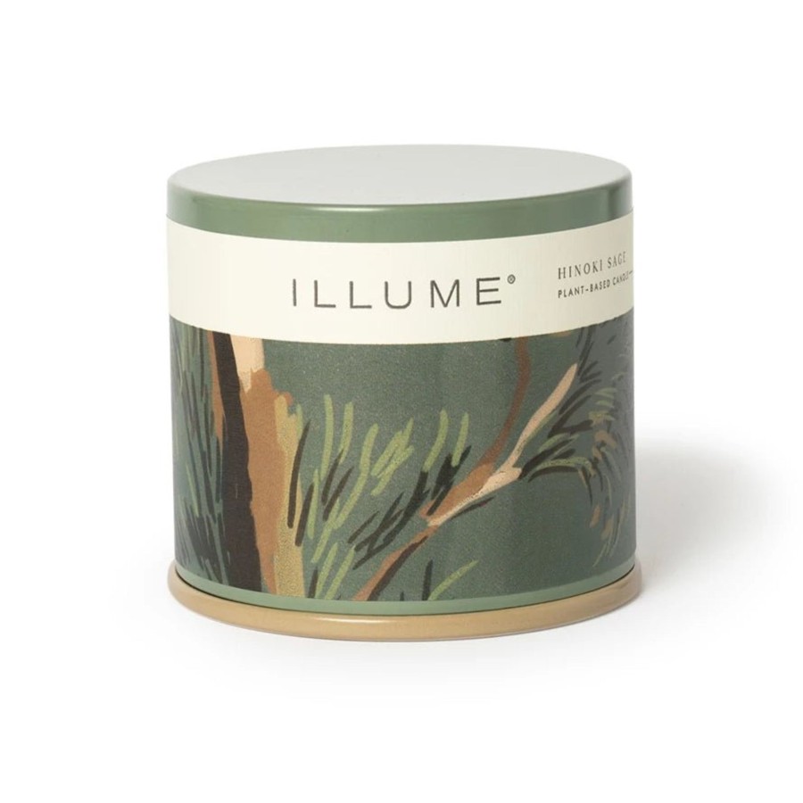 Home & Lifestyle Illume Candles | Hinoki Sage Vanity Tin Candle