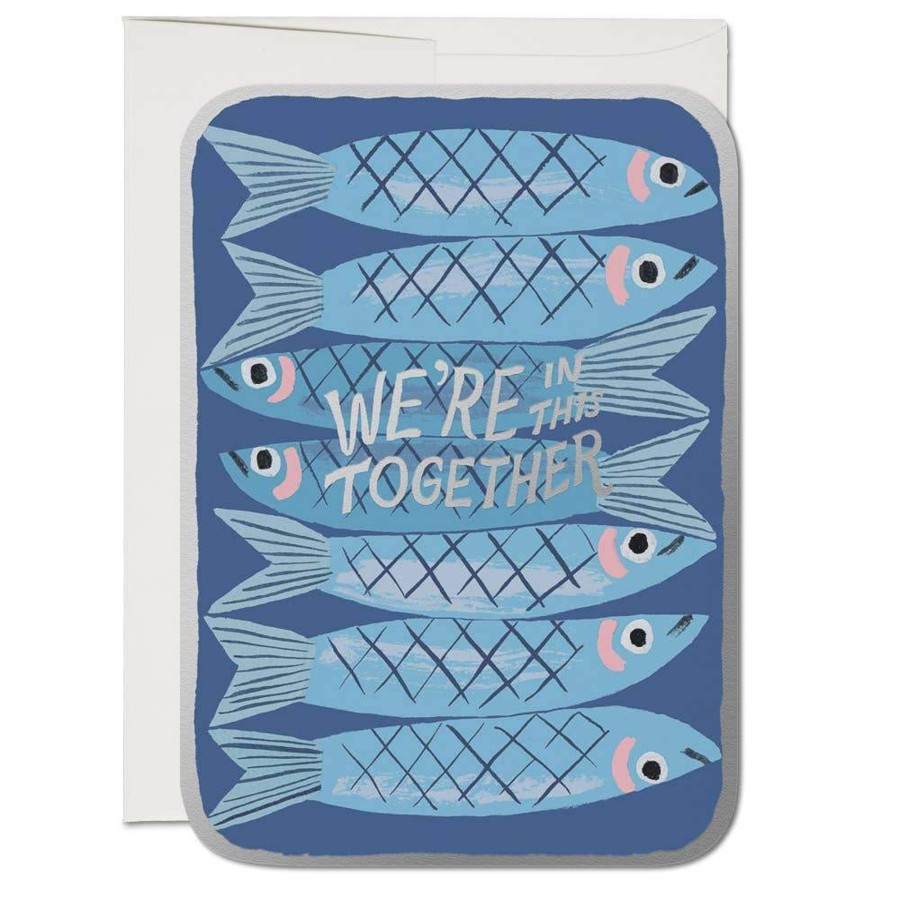 Stationery & Gifts Red Cap Cards Sympathy | We'Re In This Together Card