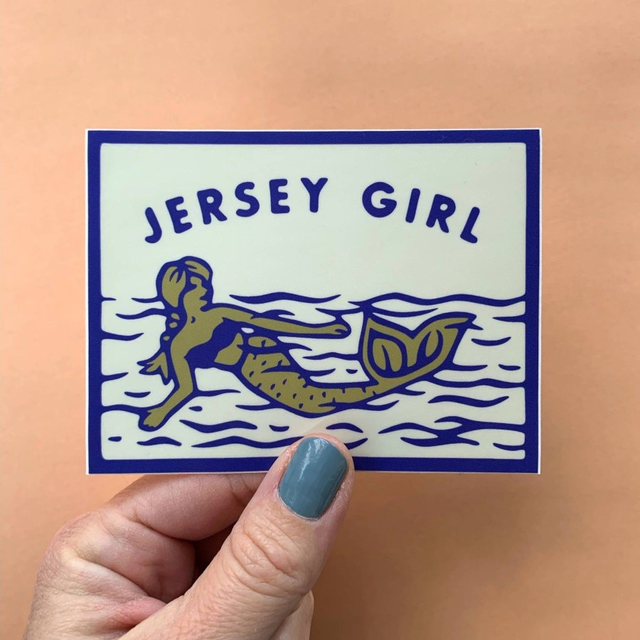 Accessories Fresh Fish | Jersey Girl Mermaid Vinyl Decal