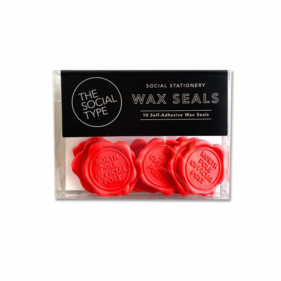 Stationery & Gifts The Social Type Correspondence | North Pole Official Post Wax Seals