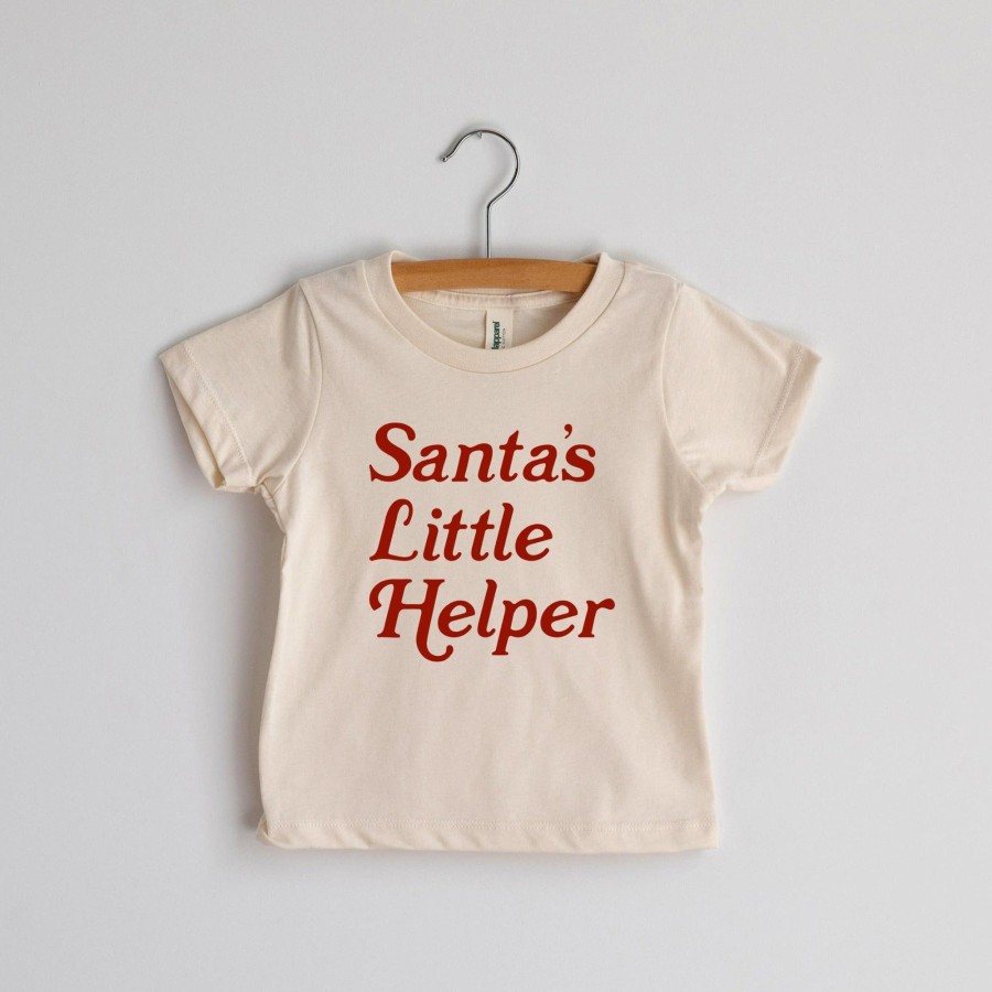 Kids Gladfolk | Santa'S Little Helper Organic Kids Tee