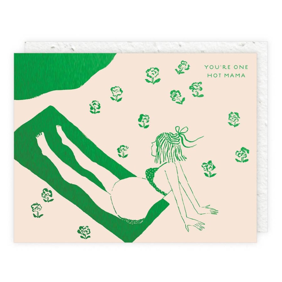 Stationery & Gifts Seedlings Baby | You'Re One Hot Mama Card