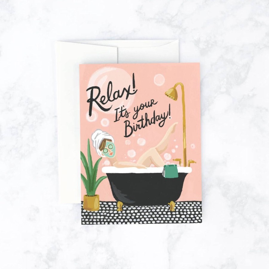 Stationery & Gifts Idlewild Co. Birthday | Relax! It'S Your Birthday Card