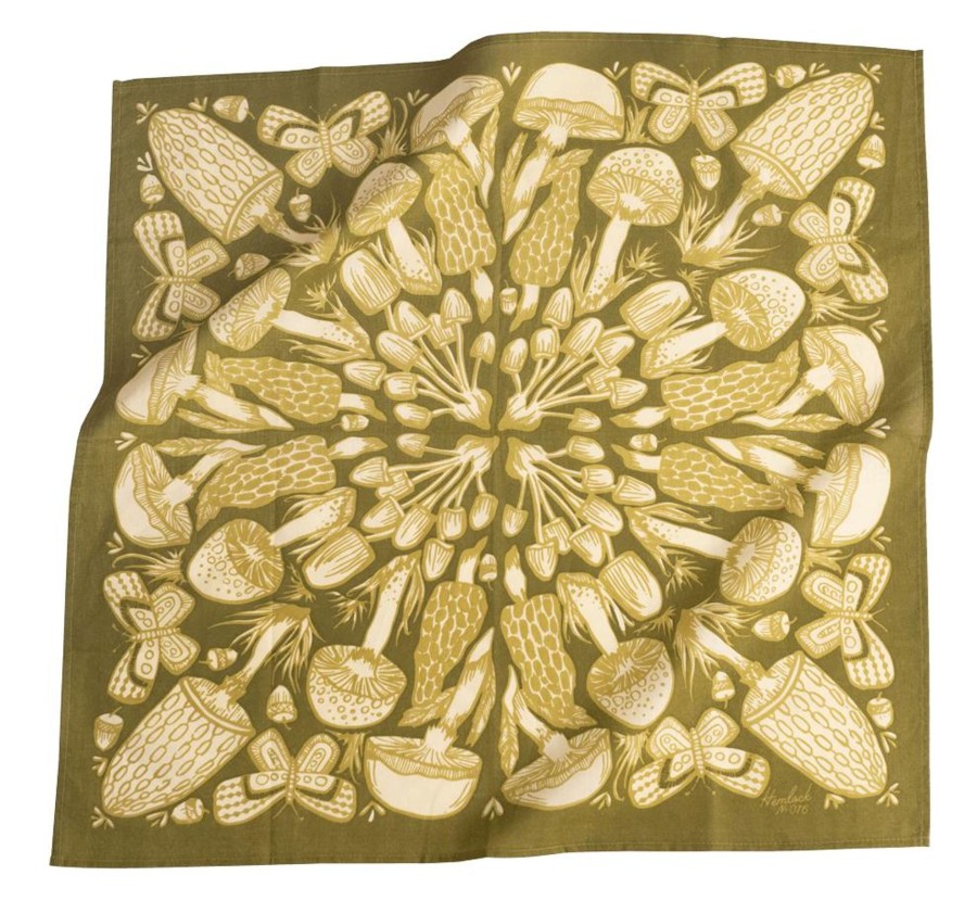 Accessories Hemlock Goods | No. 016 Mushrooms Bandana