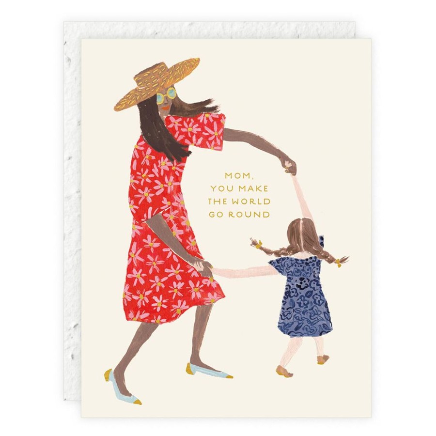 Stationery & Gifts Seedlings Mother'S Day | Mom And Daughter Card