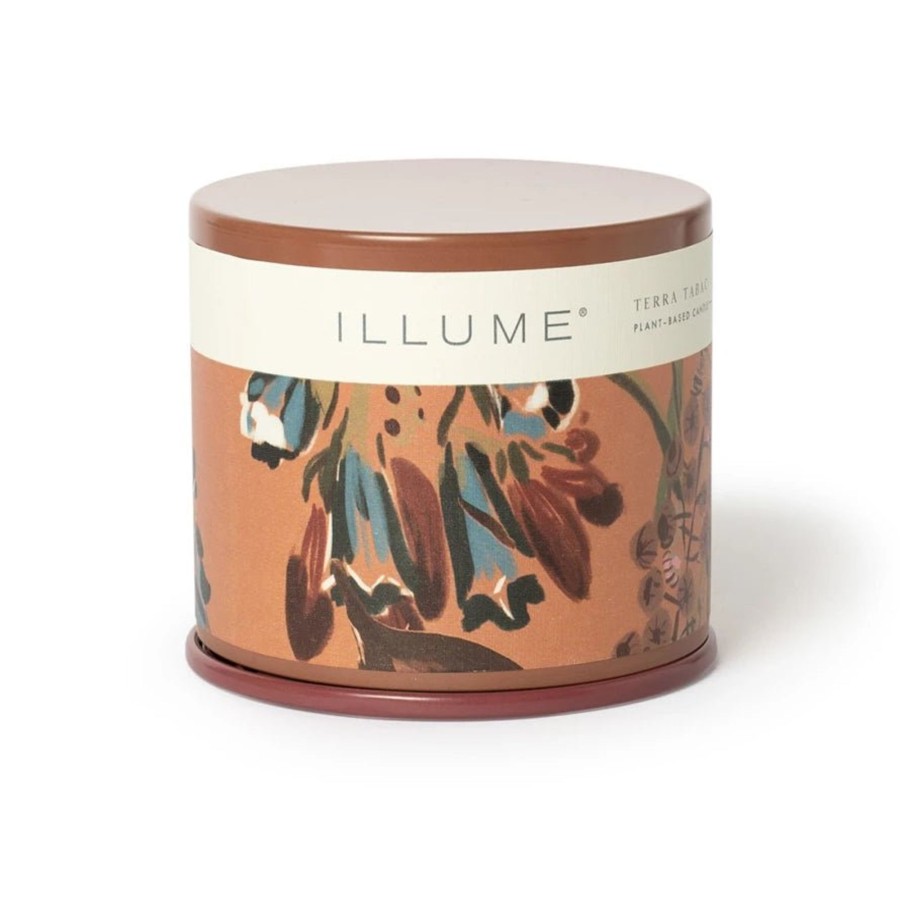 Home & Lifestyle Illume Candles | Terra Tabac Vanity Tin Candle