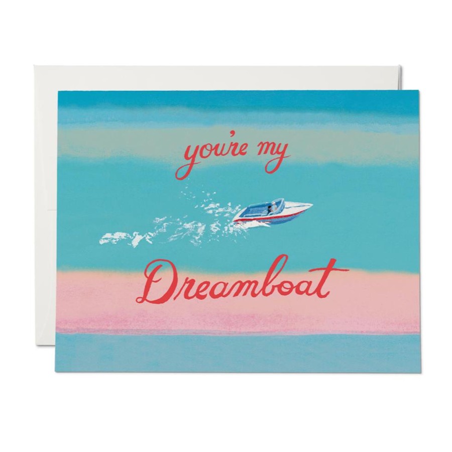 Stationery & Gifts Red Cap Cards Love | You'Re My Dreamboat Card