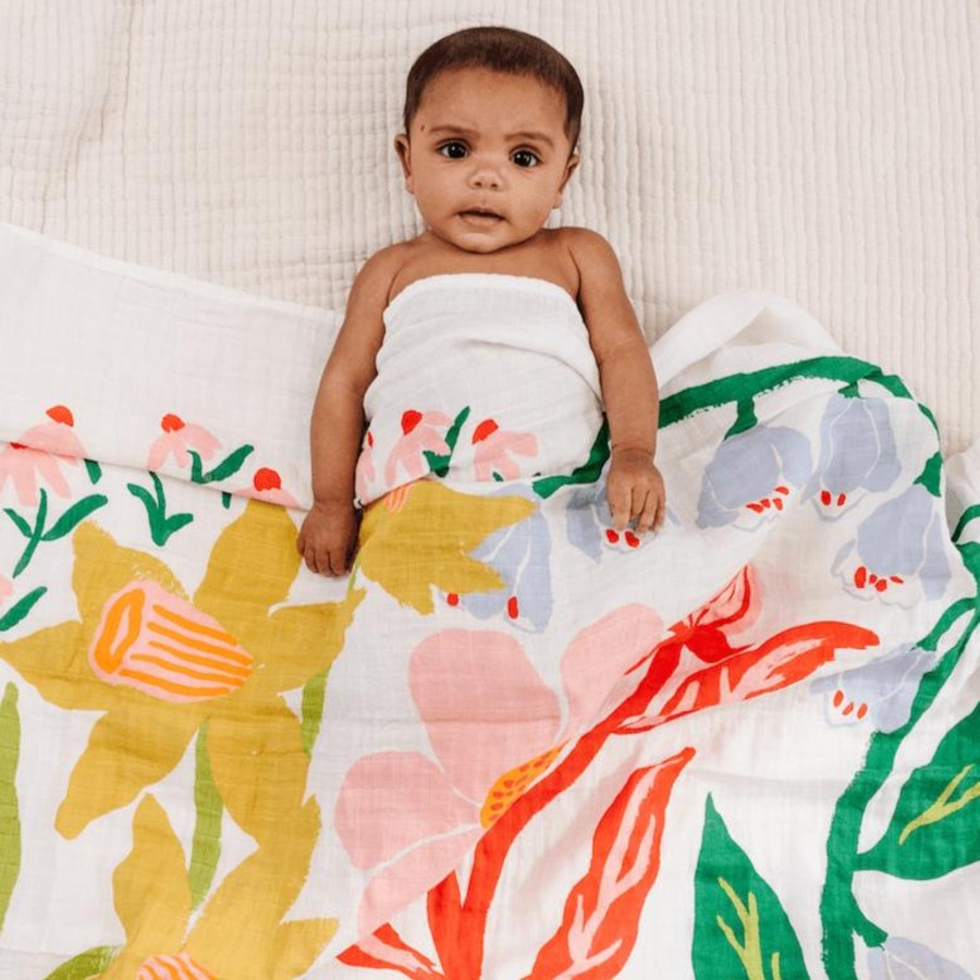 Kids Clementine Kids | Cottage Garden Swaddle