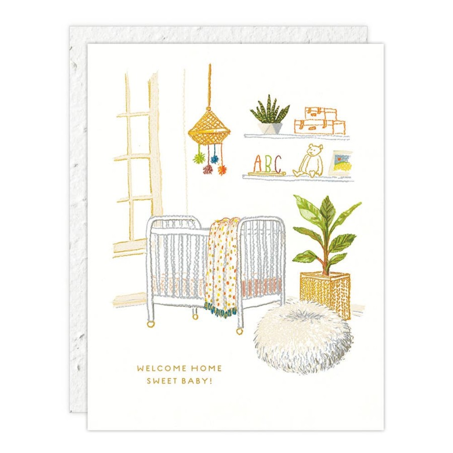 Stationery & Gifts Seedlings Baby | Welcome Home Sweet Baby Greeting Card