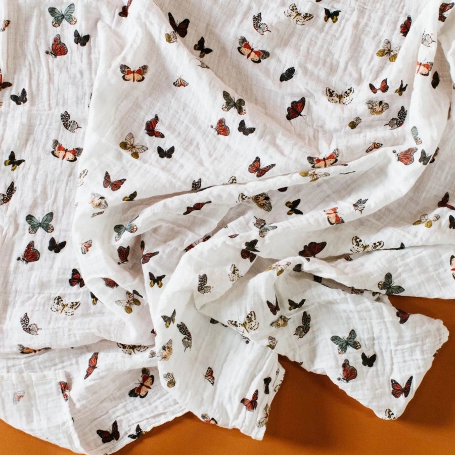 Kids Clementine Kids | Butterfly Migration Swaddle