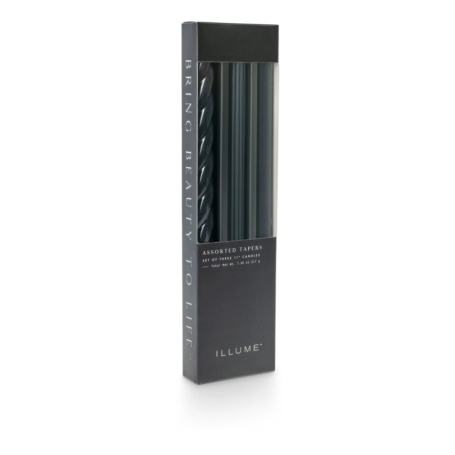 Home & Lifestyle Illume Candles | Black Assorted Taper Candles