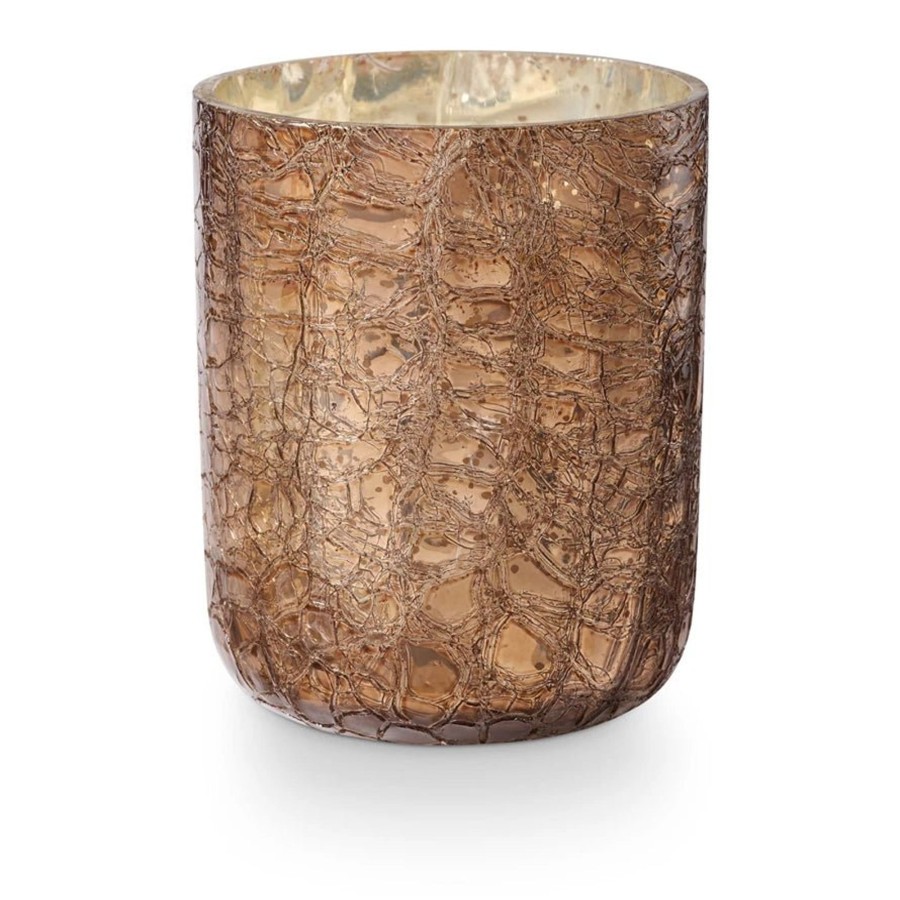 Home & Lifestyle Illume Candles | Woodfire Small Crackle Glass Candle