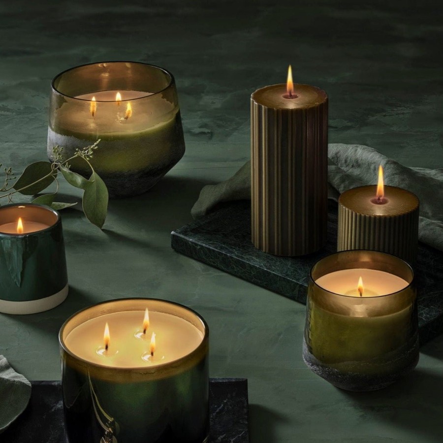 Home & Lifestyle Illume Candles | Balsam & Cedar Medium Fragranced Pillar Candle