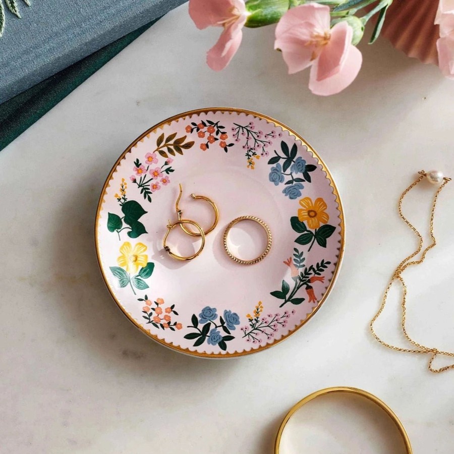 Home & Lifestyle Rifle Paper Co. Home Accents | Wildwood Floral Ring Dish