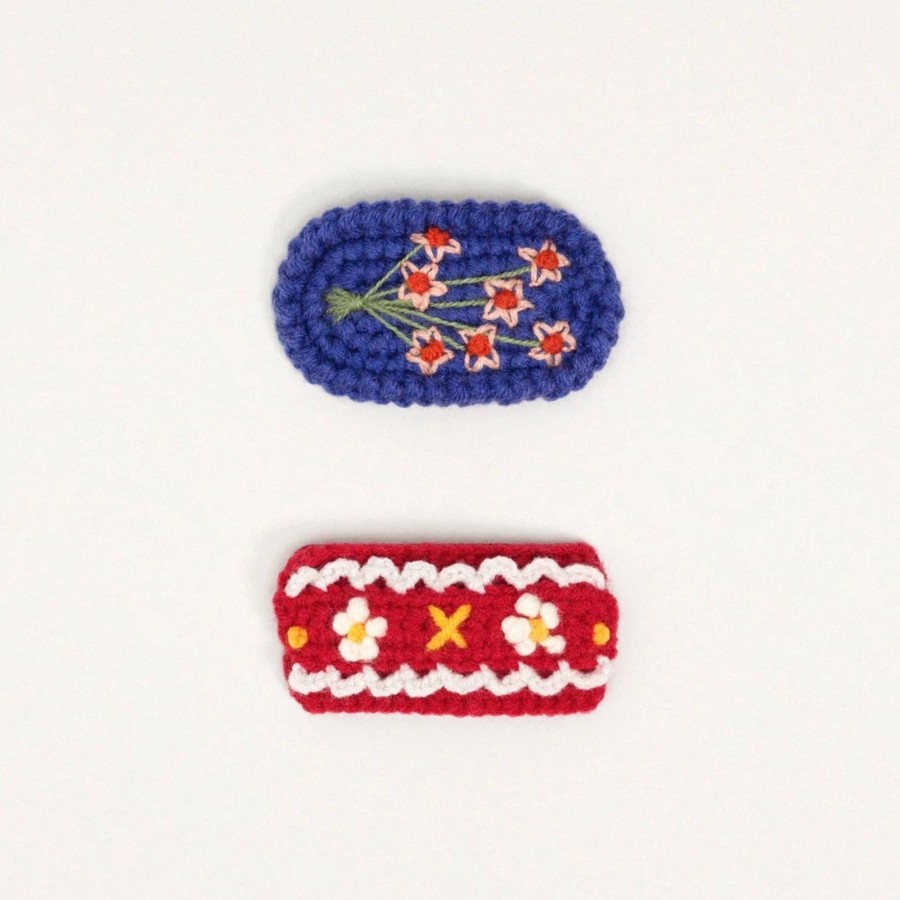 Accessories Hansel from Basel | Polly Crochet Hair Clips